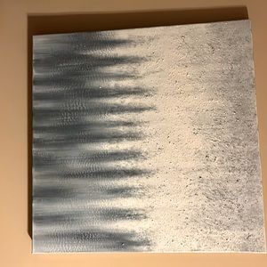 Contemporary blue and white painting